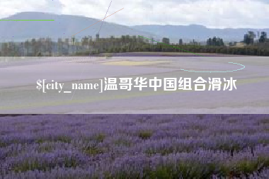 海东温哥华中国组合滑冰