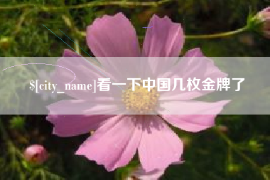 海东看一下中国几枚金牌了