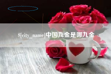 海东中国九金是哪九金