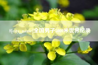 海东全国男子5000米世界纪录