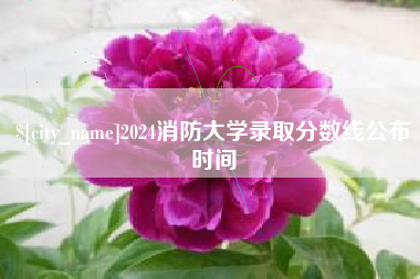 海东2024消防大学录取分数线公布时间