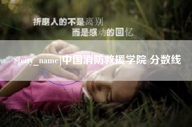 海东中国消防救援学院 分数线