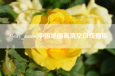 海东中国地图高清空白线描版
