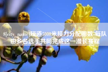 海东短道5000米接力分配圈数-每队由多名选手共同完成这一漫长赛程