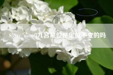 海东九宫星位是定位不变的吗