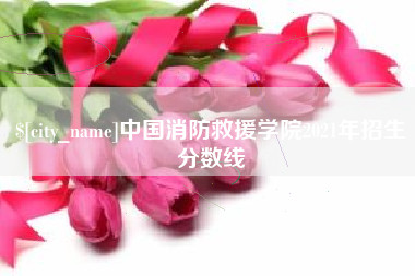海东中国消防救援学院2021年招生分数线