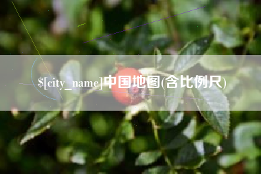 海东中国地图(含比例尺)